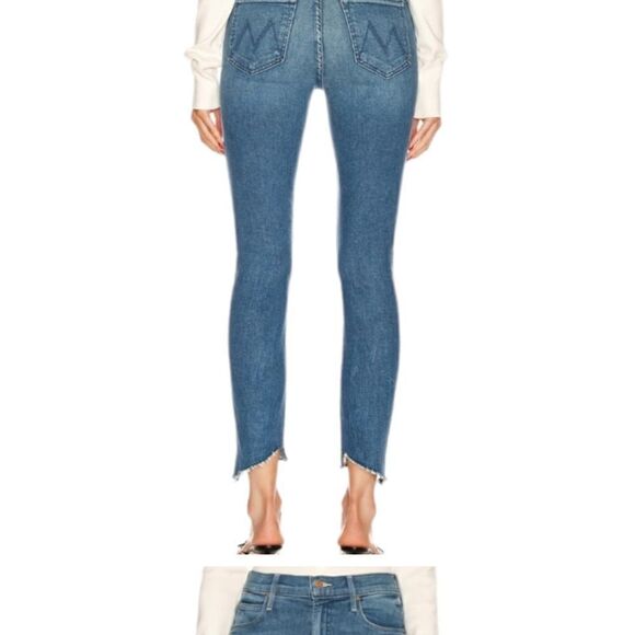 Mother "The Stunner" Two Step Fray High Rise Wash Girl Crush Size 25 - Picture 4 of 12
